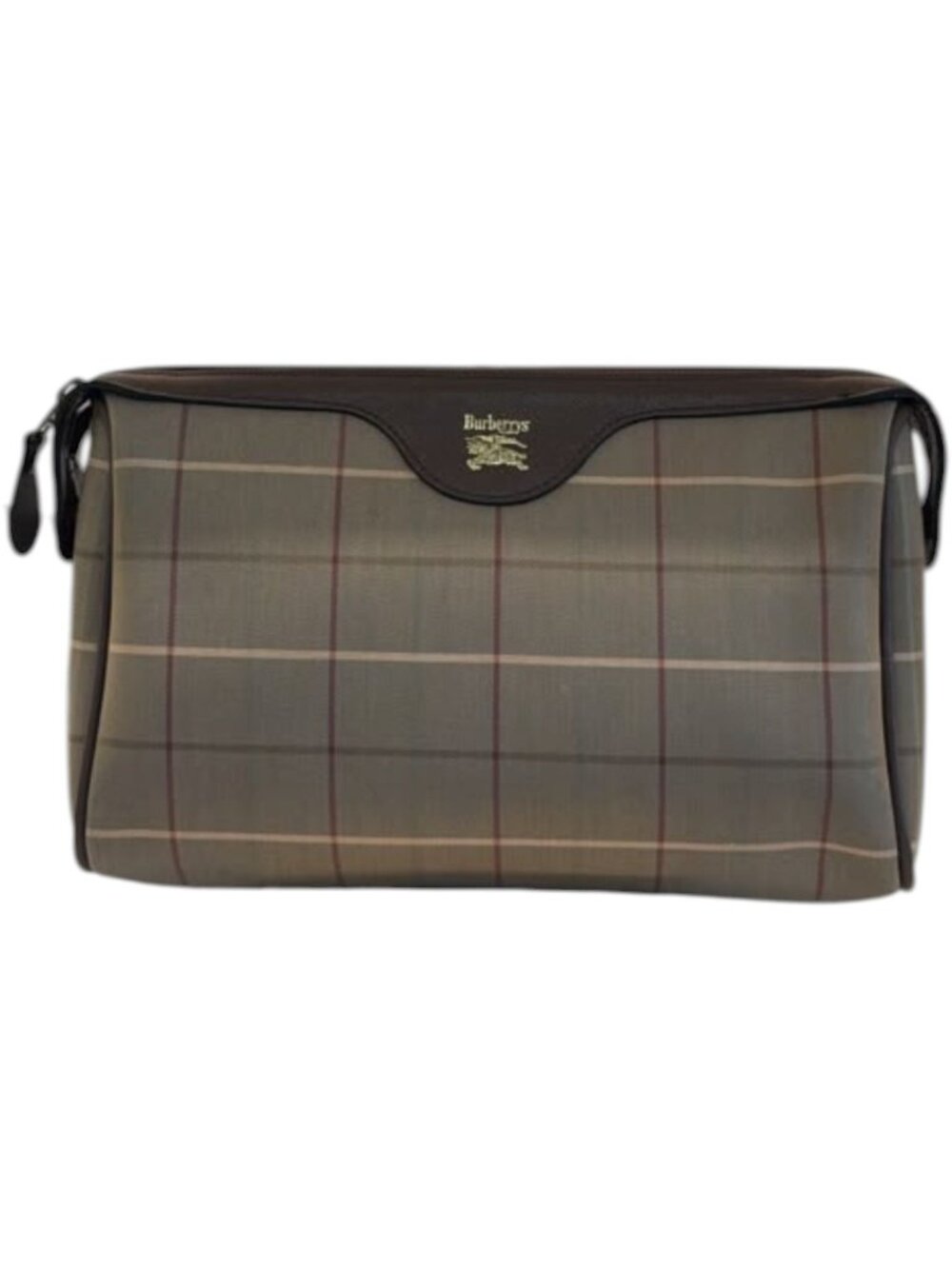 760166CR C1 Burberry Clutch Bag Brown PVC